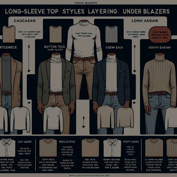 What are the Best Long-sleeve Top Styles for Layering Under Blazers?